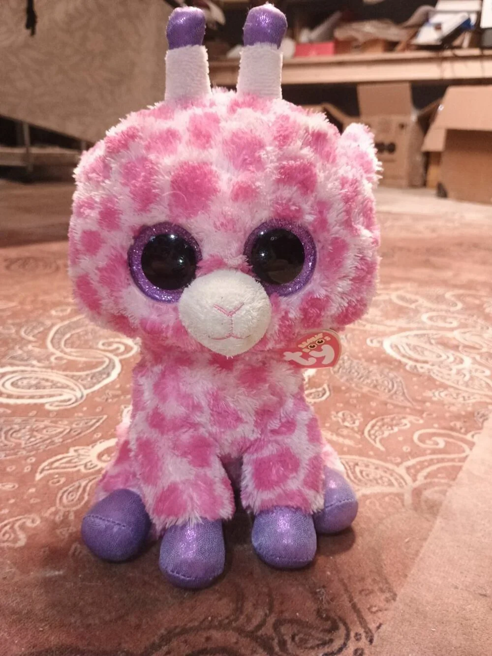 Ty Beanie Boos Pink Unicorn Plush Toy